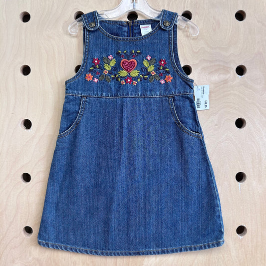 Denim Fall Floral Jumper