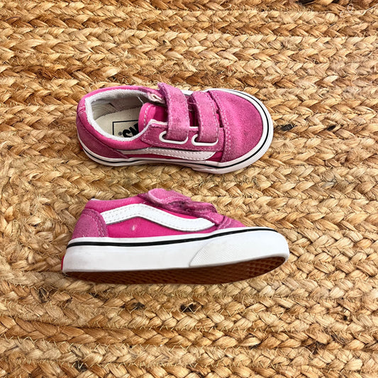 Pink V Skate Sneakers