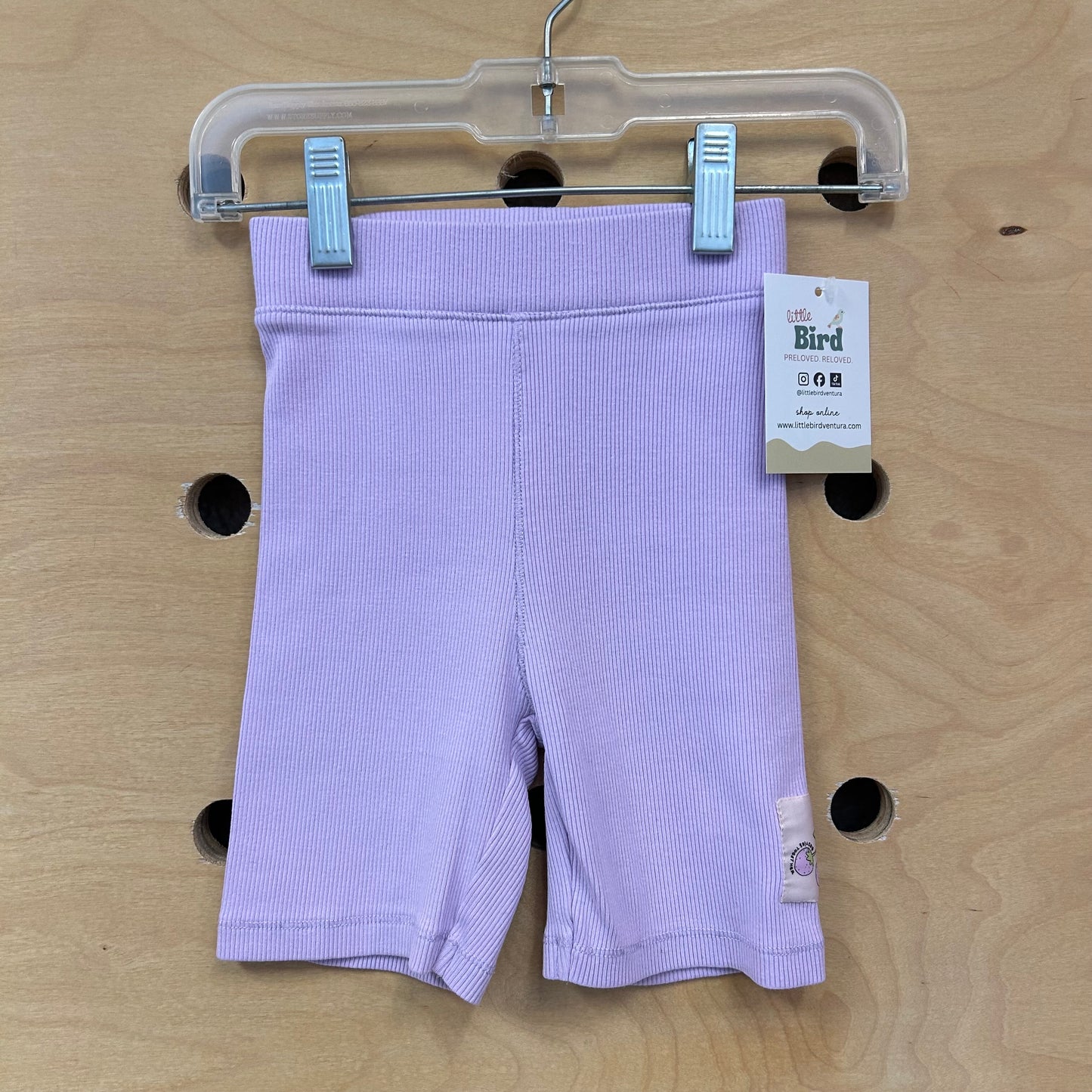 Purple Ribbed 'Berries..' Shorts