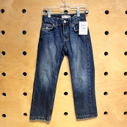 Straight Leg Denim Pants