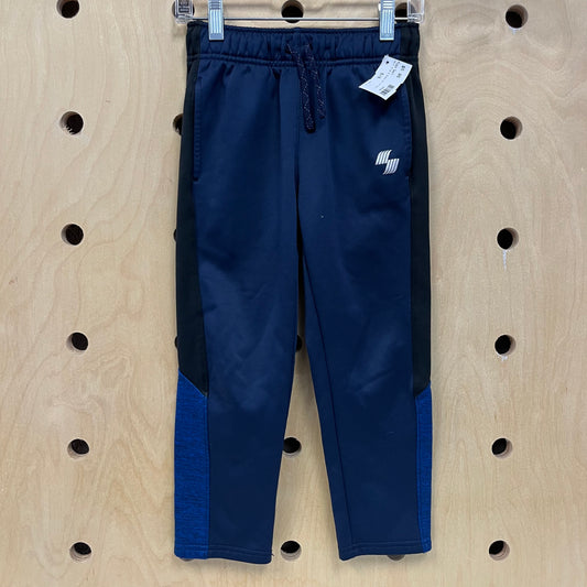 Dark Blue & Black Active Pants