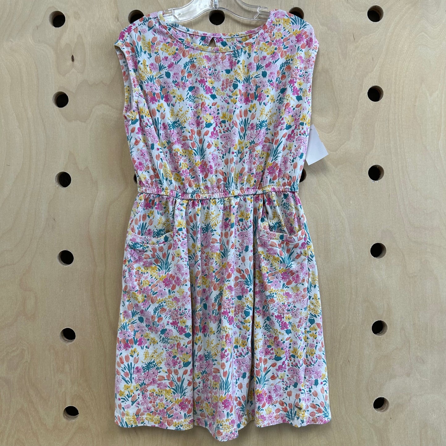 Cream Floral Dress