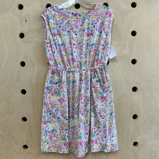 Cream Floral Dress