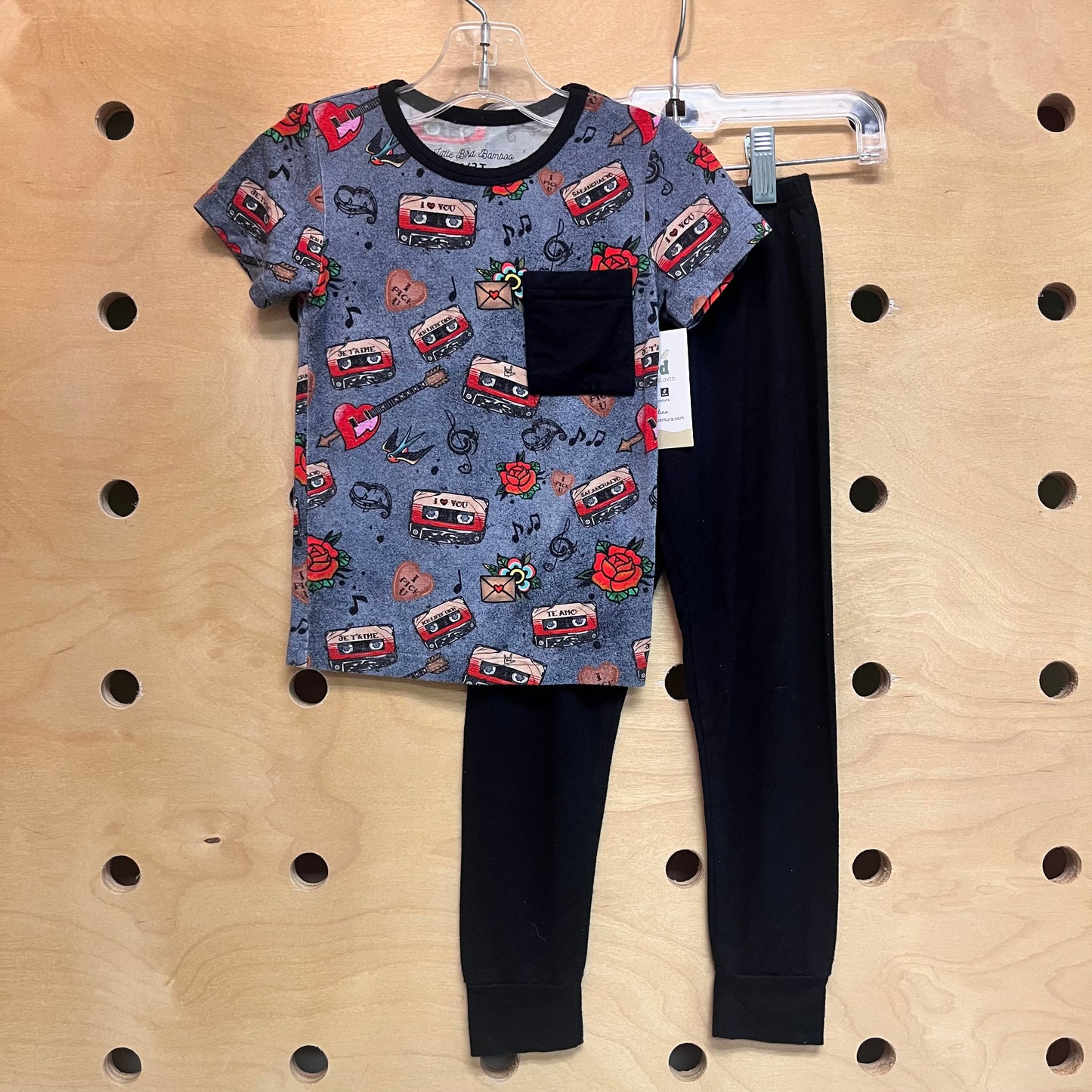 Retro Rockabilly Love Bamboo Pajamas
