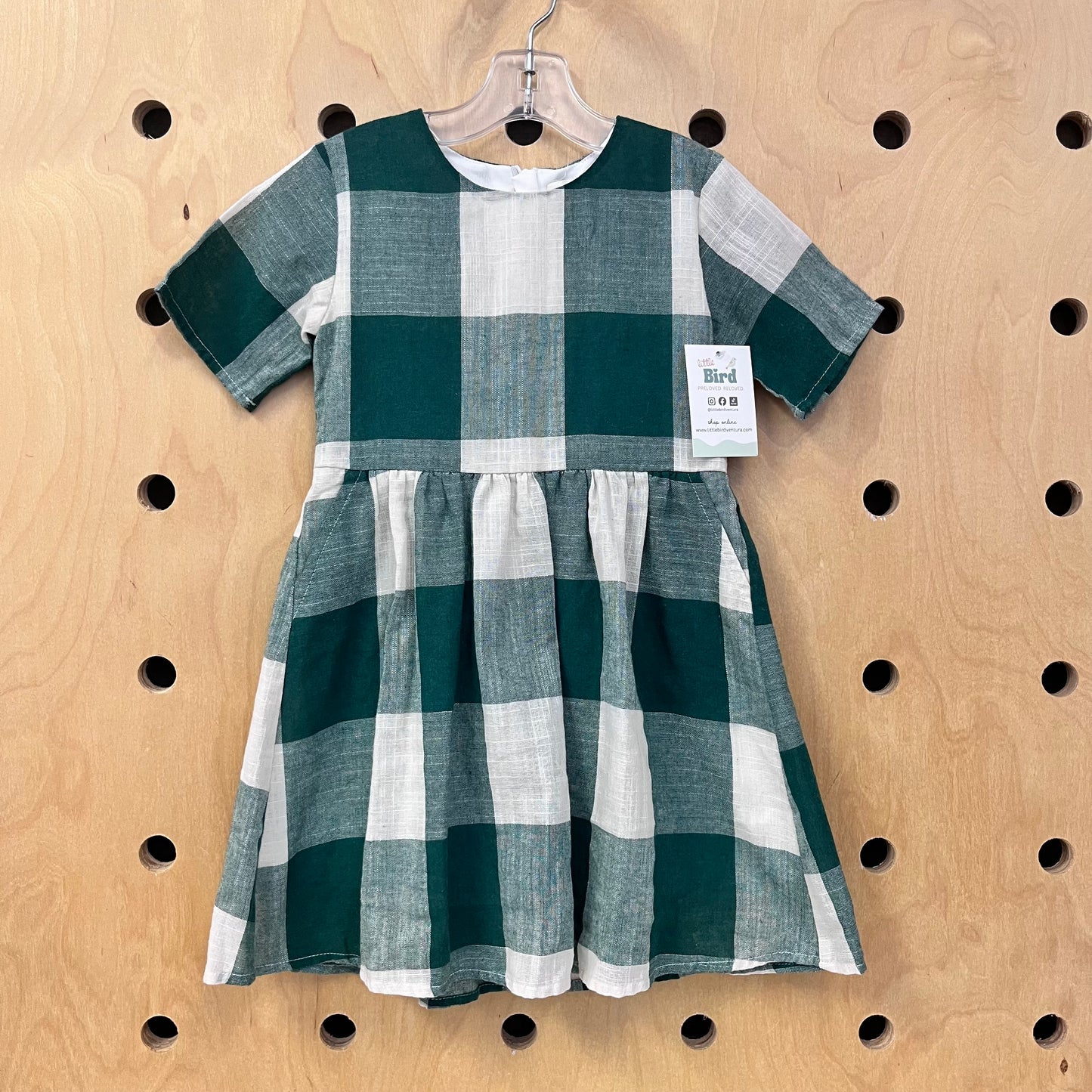Green Plaid Dress