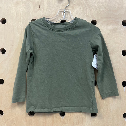 Army Green Long Sleeve Tee