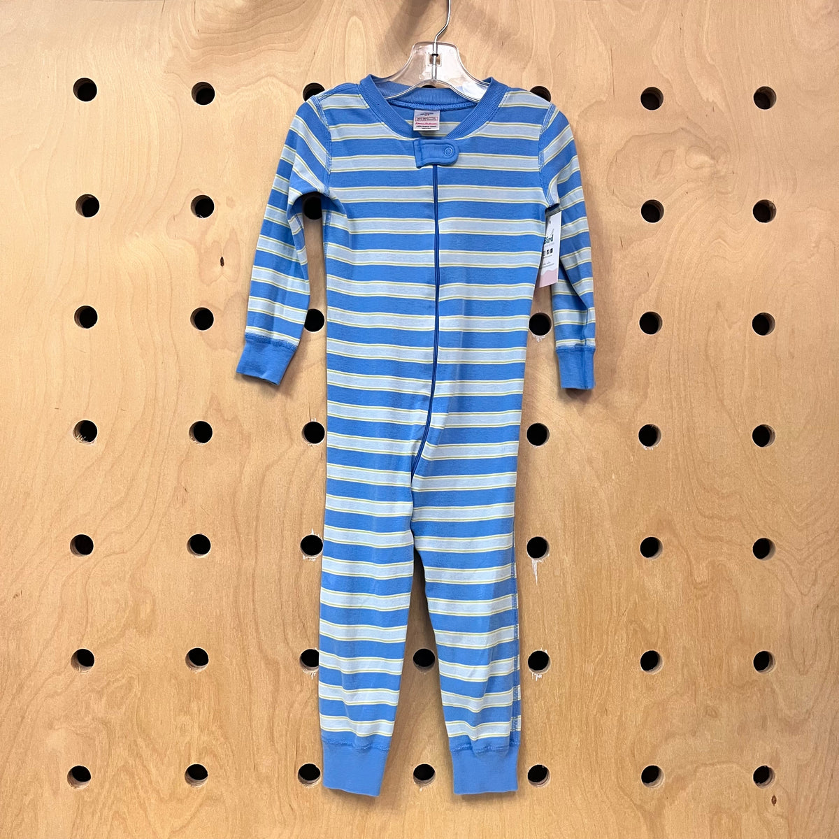 Organic Blue/Green Striped Zippy