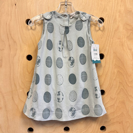 Organic Blue Easter Eggs Dress