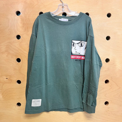 Green Indifferet Mood Tee