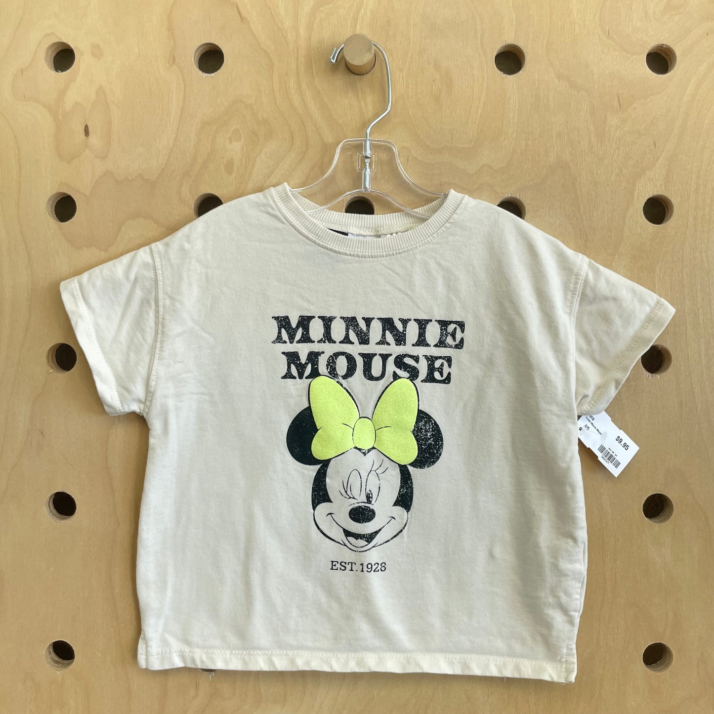 Cream Minnie Mouse Top