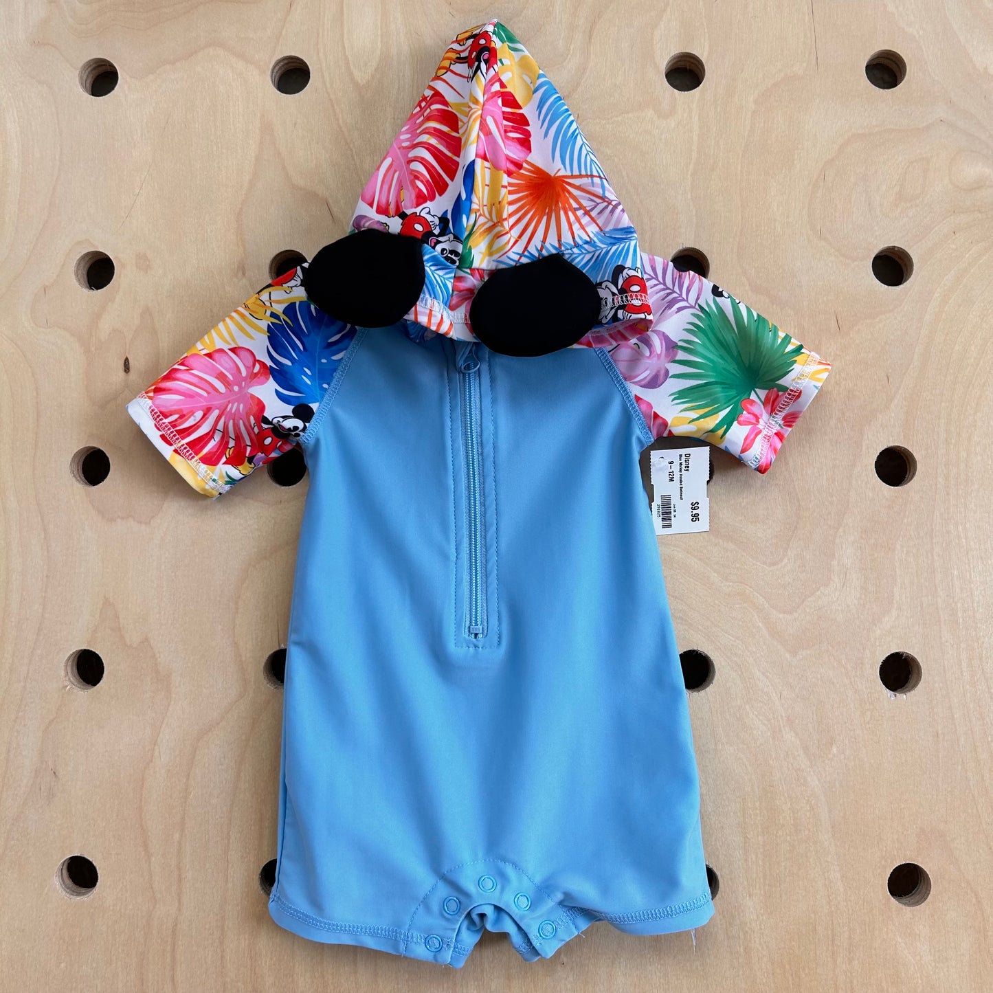 Blue Mickey Hooded Swimsuit