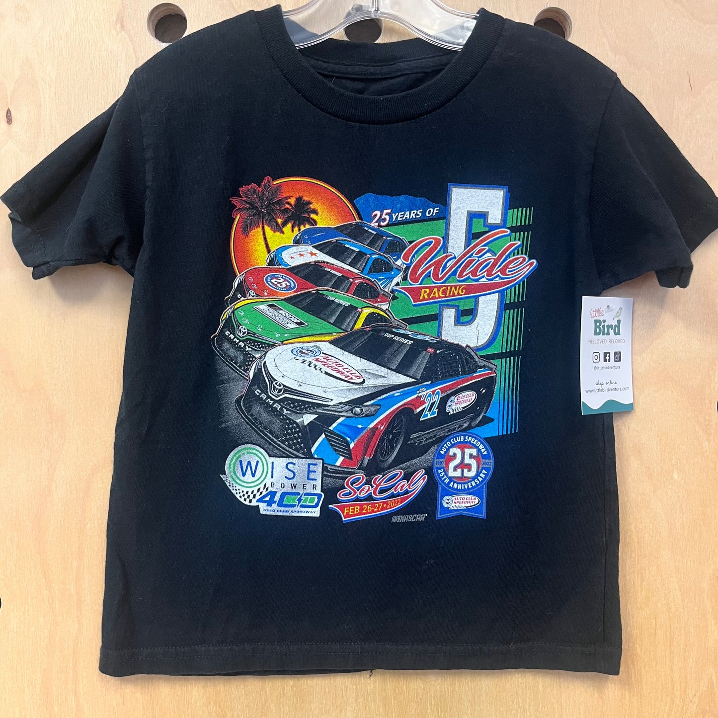 Black Auto Speedway Tee