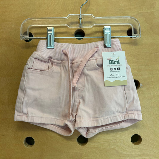 Pink Drawstring Shorts