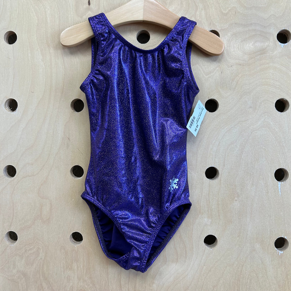 Purple + Gold Glitter Leotard