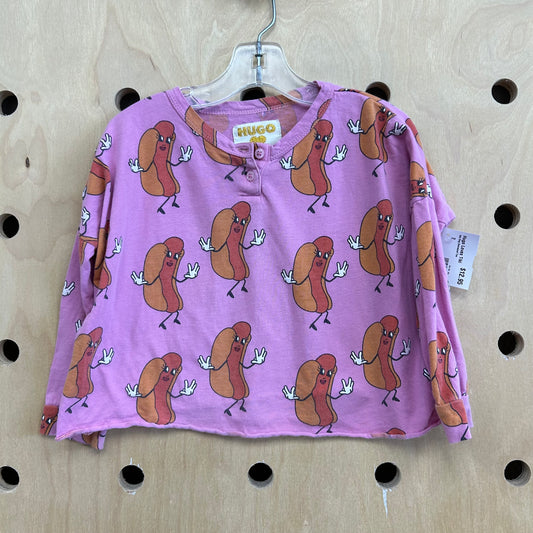 Hot Dog Oversized Tee