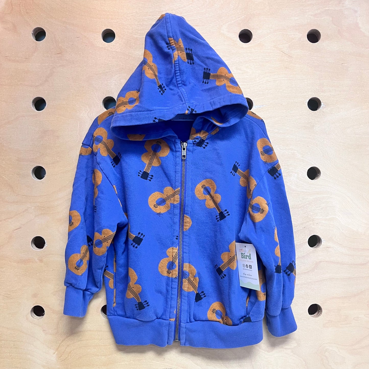 Blue Organic Guitars Zip Hoodie