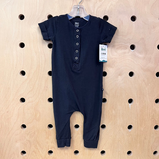 Black Bamboo Blend Romper