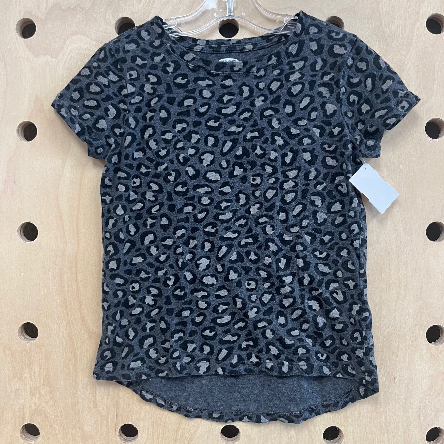 Grey Leopard Print Tee