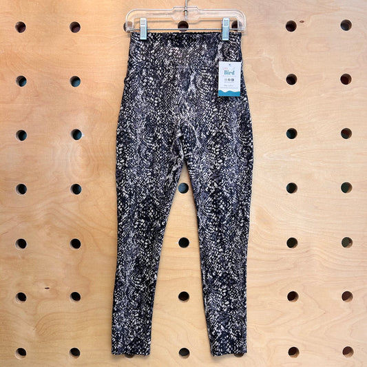 Snakeskin Print Active Leggings