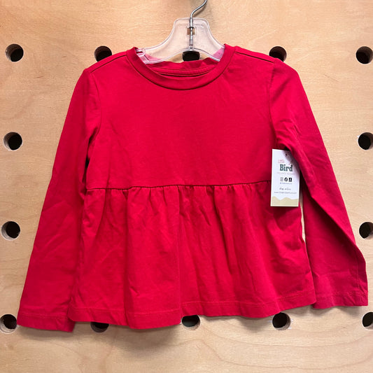 Red Cotton LS