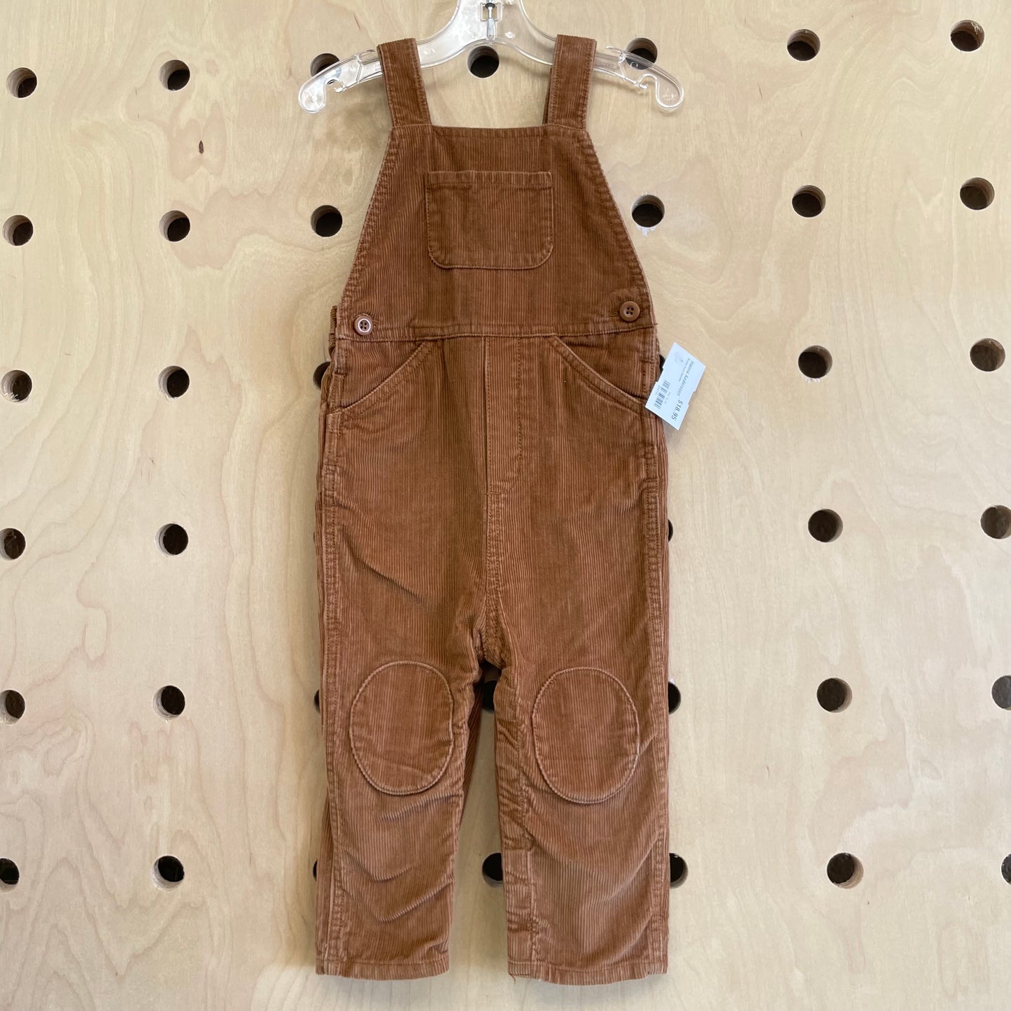Brown Cord Overalls