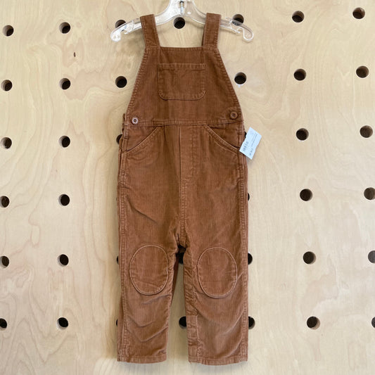 Brown Cord Overalls