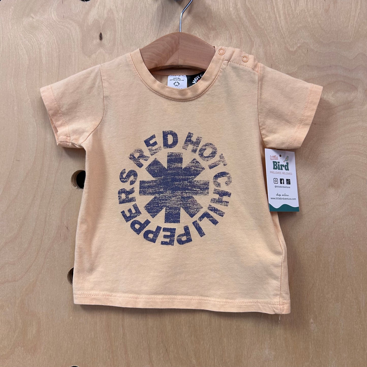 Peach Red Hot Chili Peppers Tee
