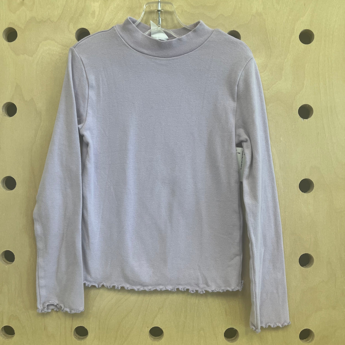 Lavender Mock Turtle Neck Top