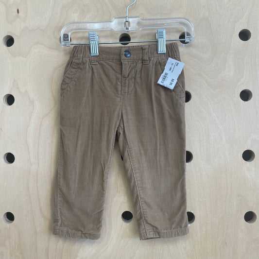Tan Lined Cord Pants