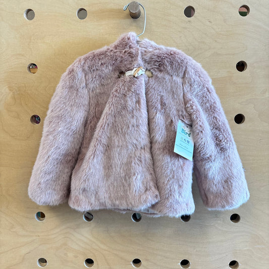 Fuzzy Dusty Pink Jacket