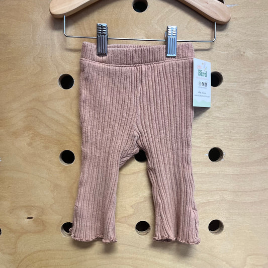 Pink Ribbed Soft Pants NEW