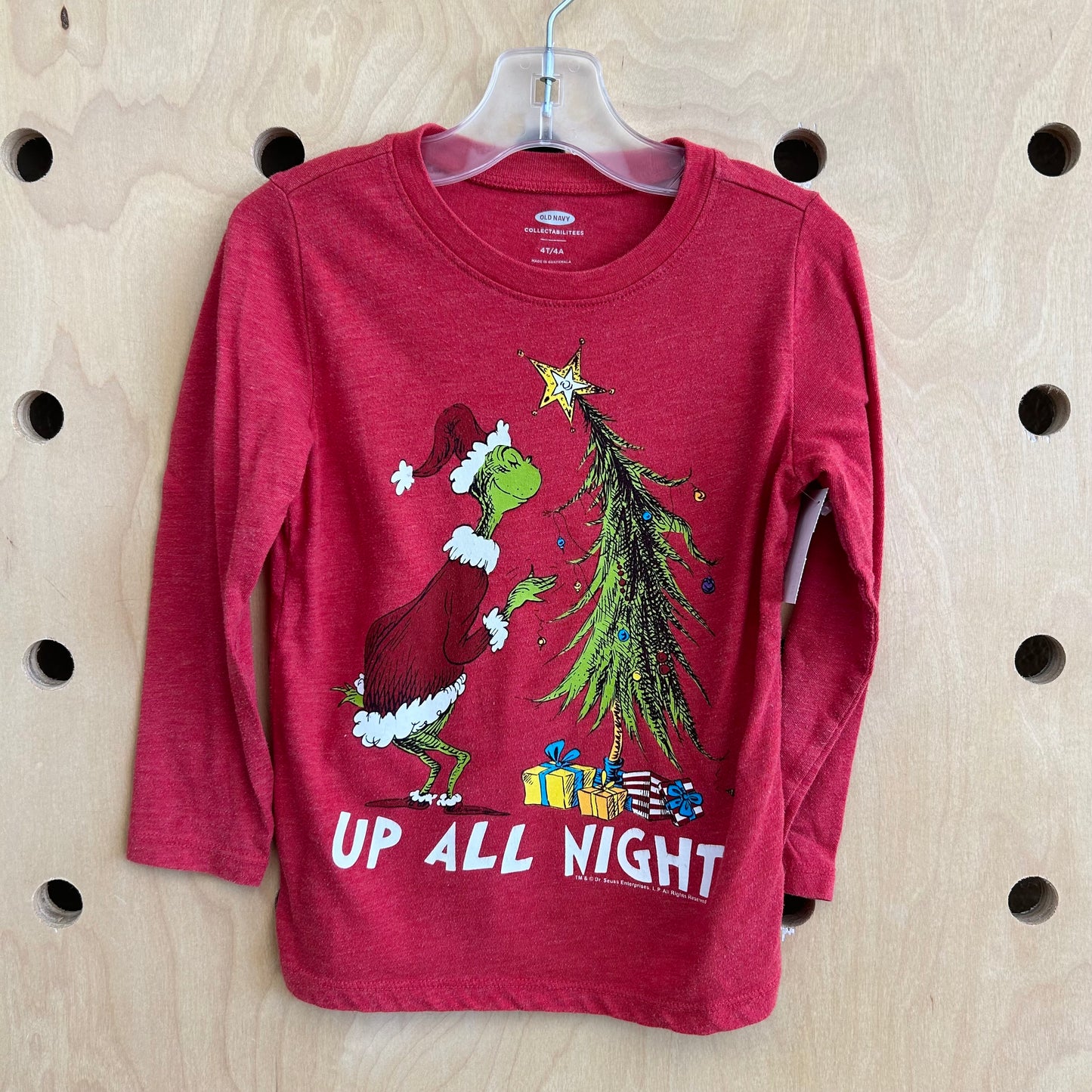 Up All Night Grinch Long Sleeve