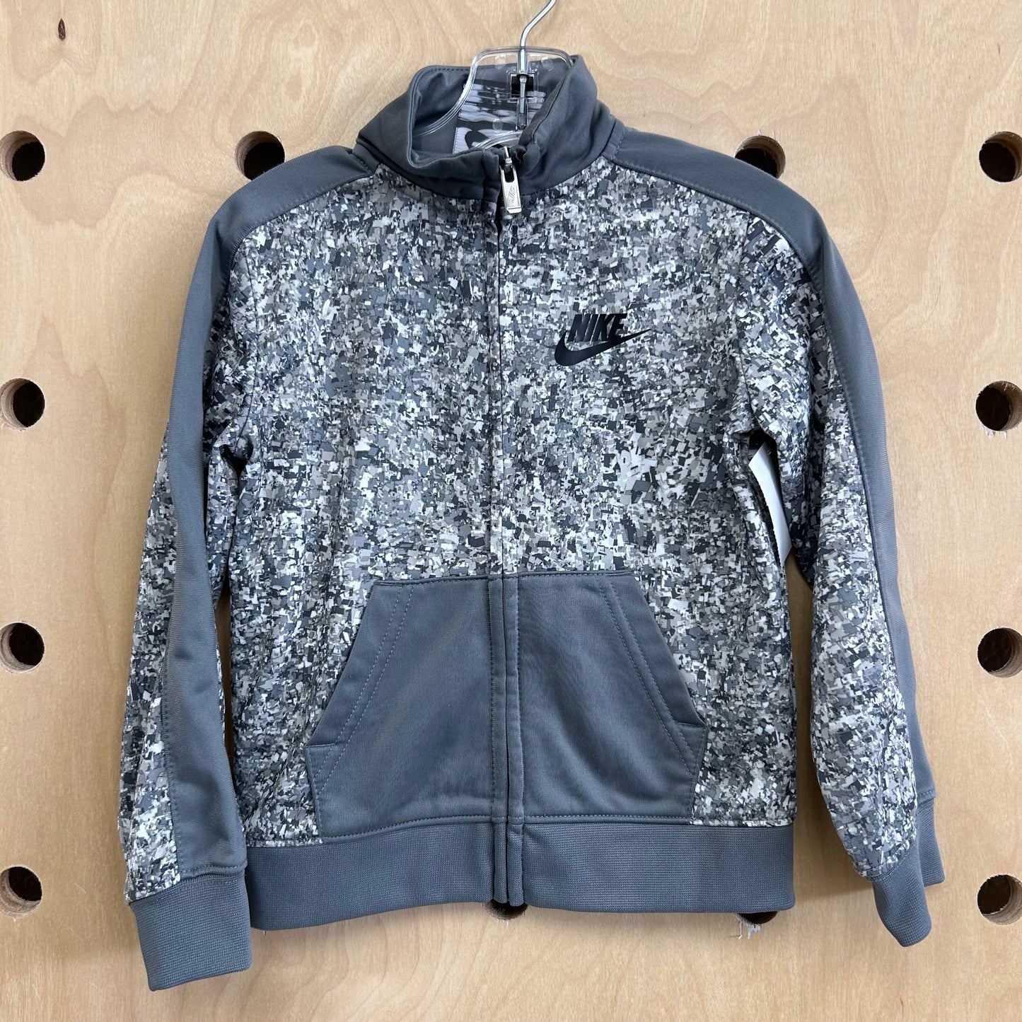 Grey Athletic Zip Jacket