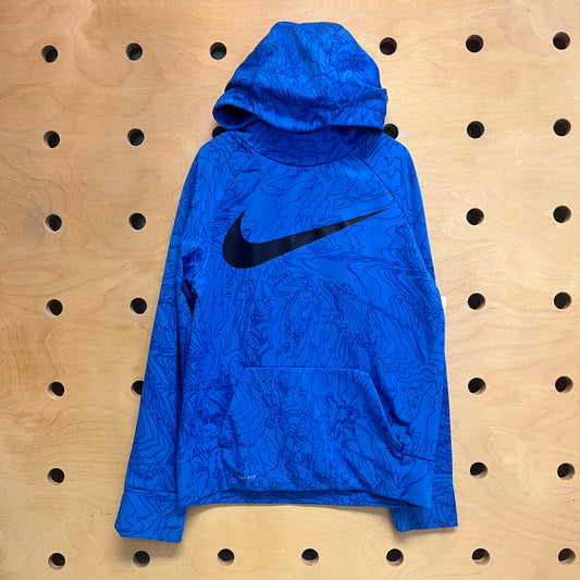 Blue Logo Hoodie