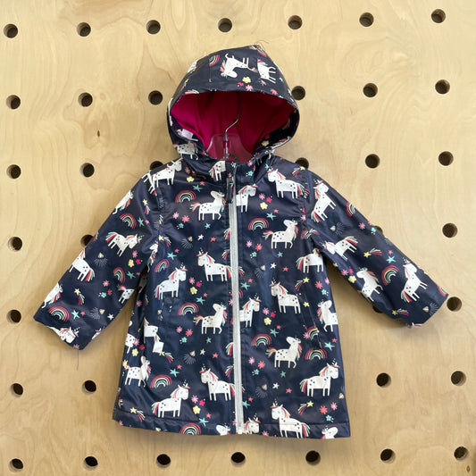 Blue Unicorn Rain Jacket