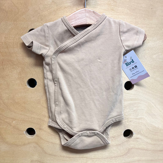 Organic Tan Wrap Bodysuit