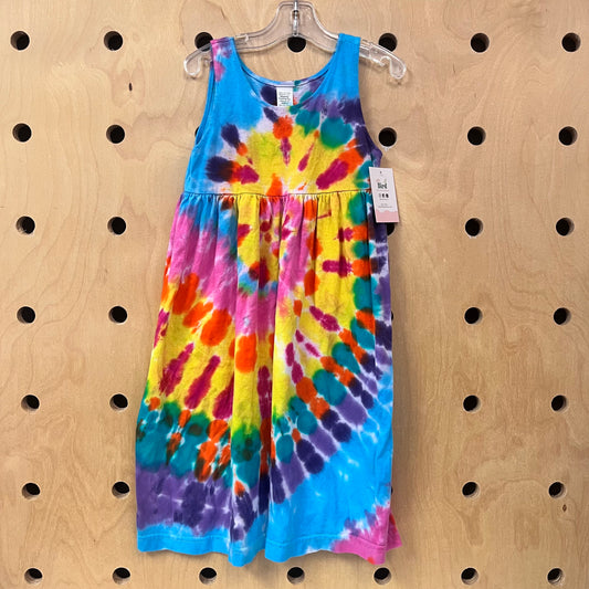 Bright Tie Dyed Dress