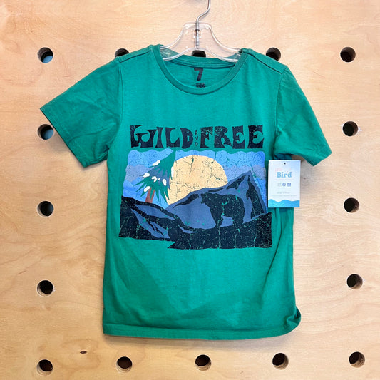 Green Wild and Free Tee