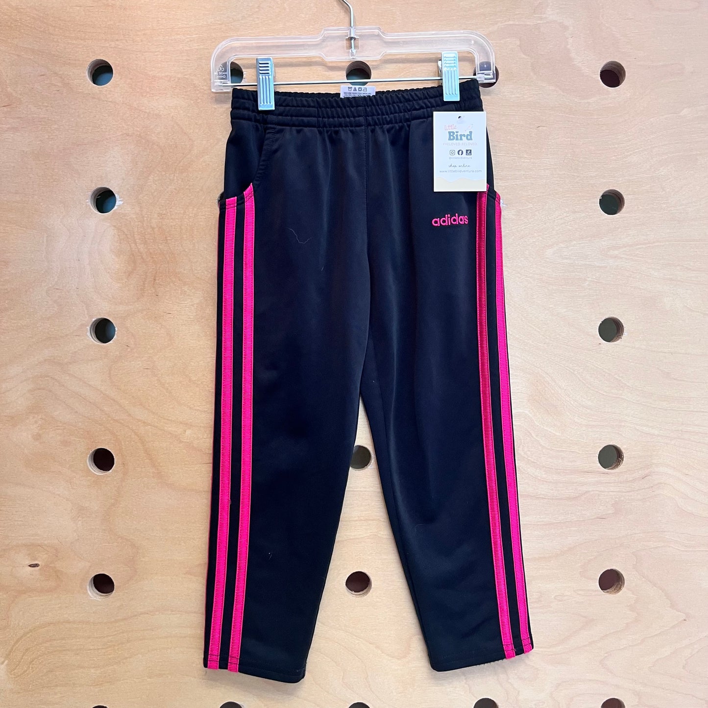 Black/Pink Track Pants
