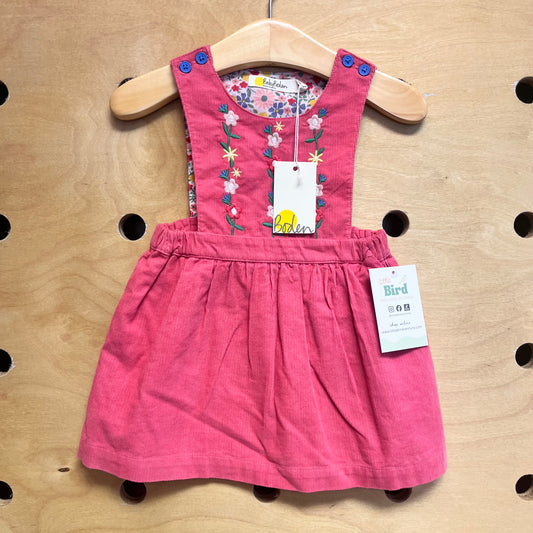 Pink Embroidered Pinafore Jumper NEW!
