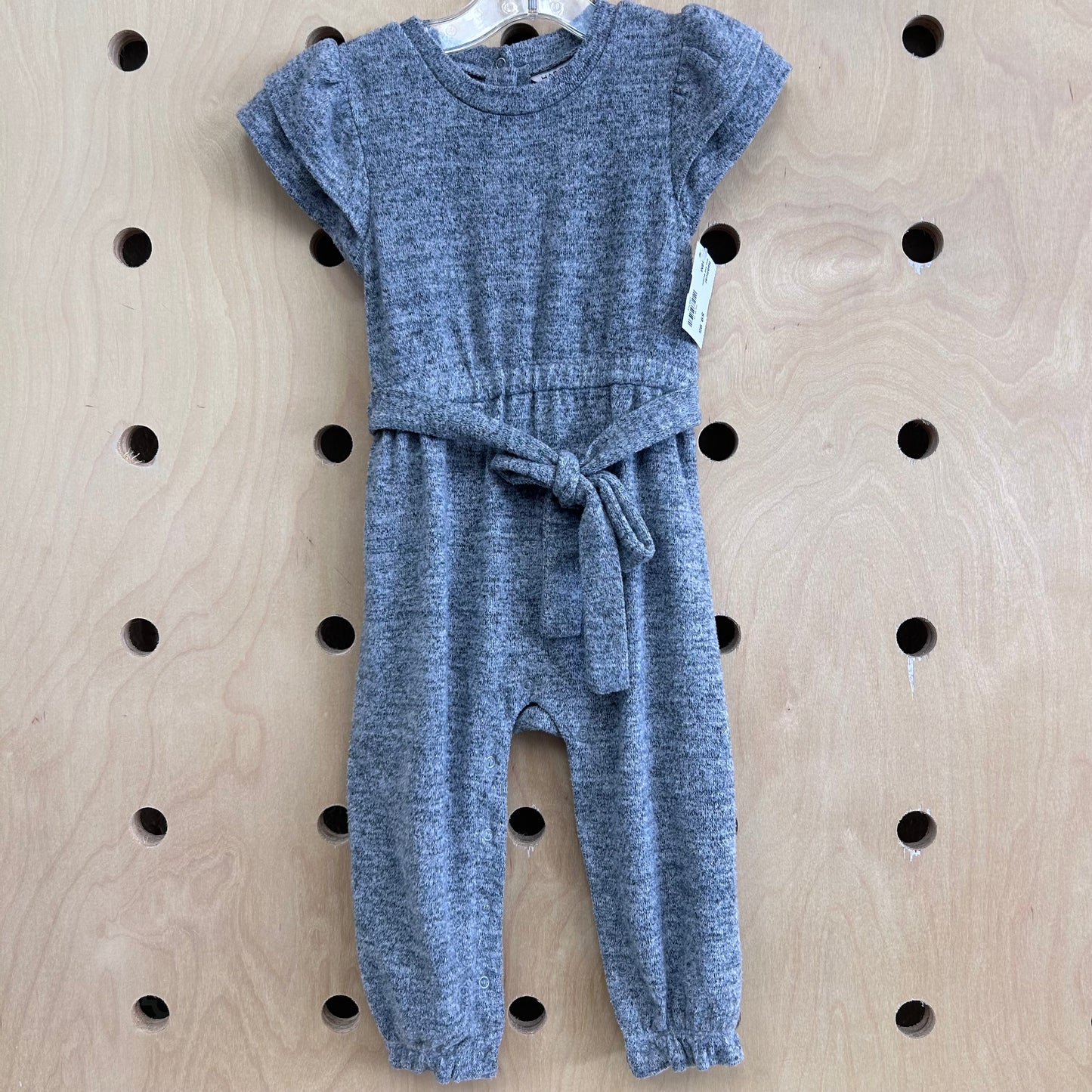 Grey Knit Romper