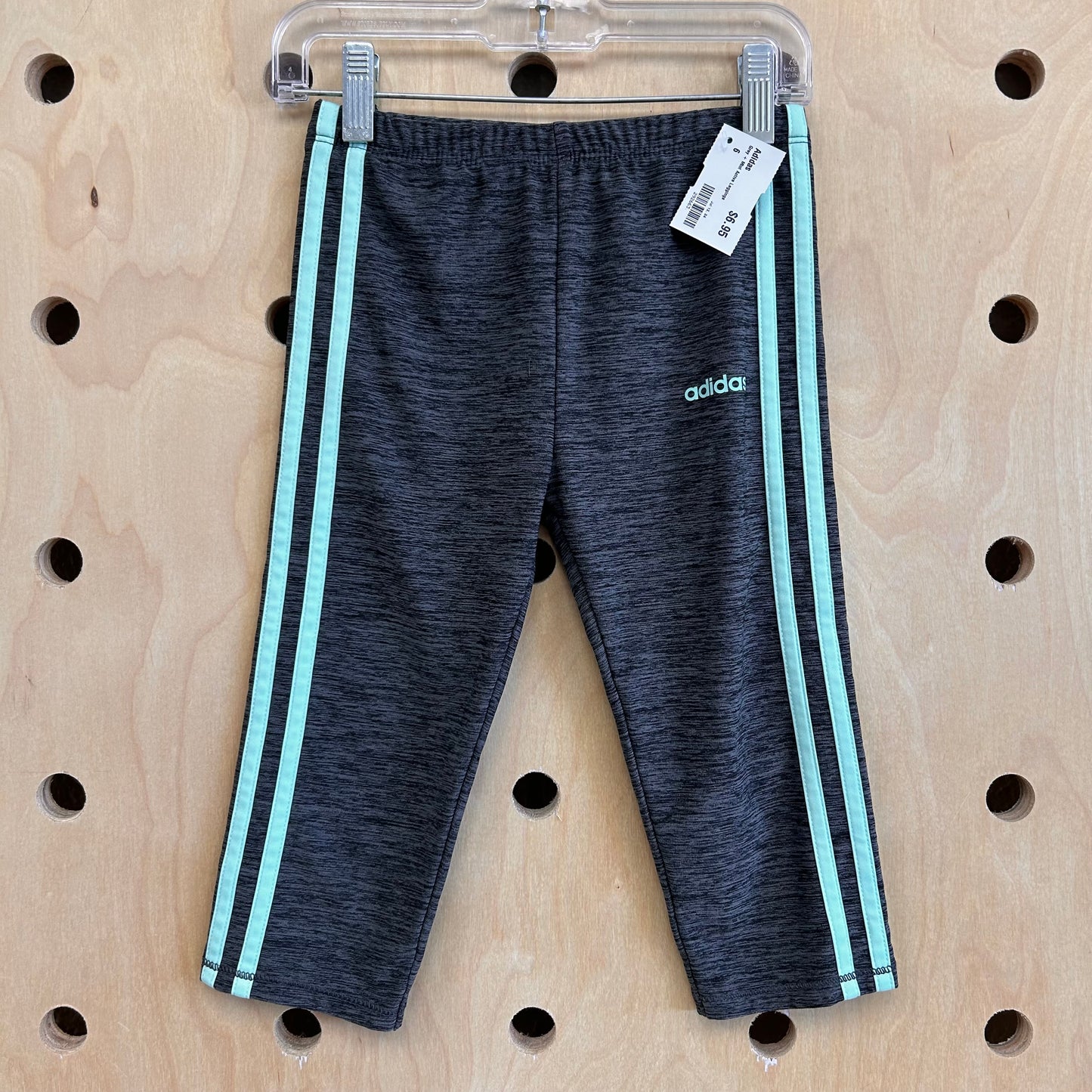 Grey + Mint Active Leggings