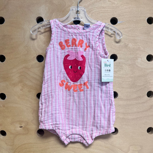 Pink 'Berry Sweet' Romper