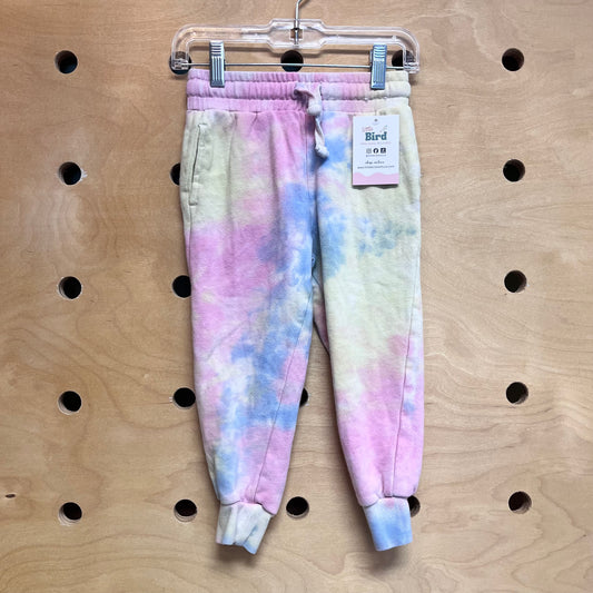 Pastel Tie Dyed Drawstring Joggers