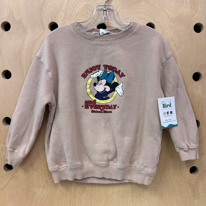 Tan Enjoy Today Minnie Pullover
