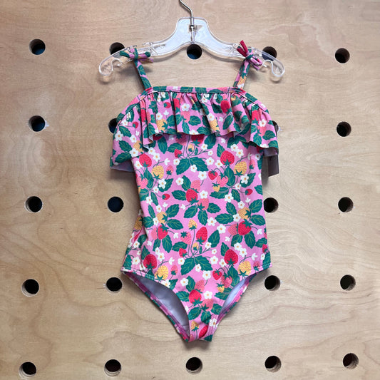 Pink Strawberries Swimsuit