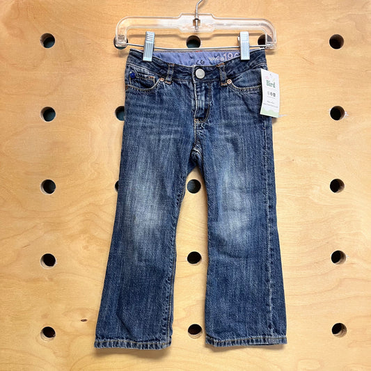 Straight Leg Denim Pants