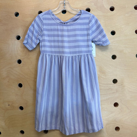 Purple Linen Blend Dress