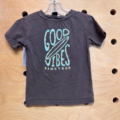 Grey Good Vibes Tee