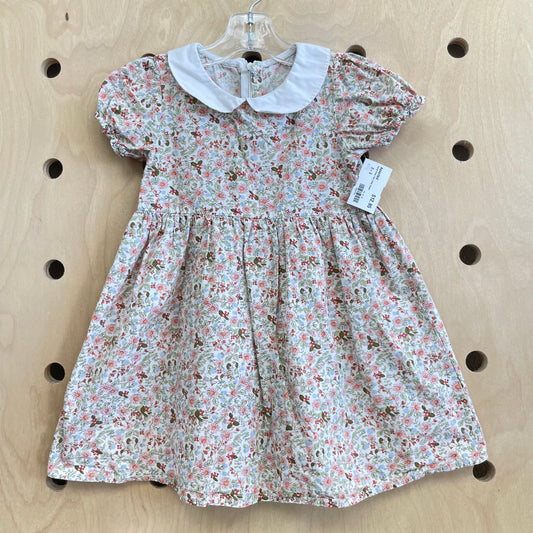 Floral Peter Pan Collar Dress